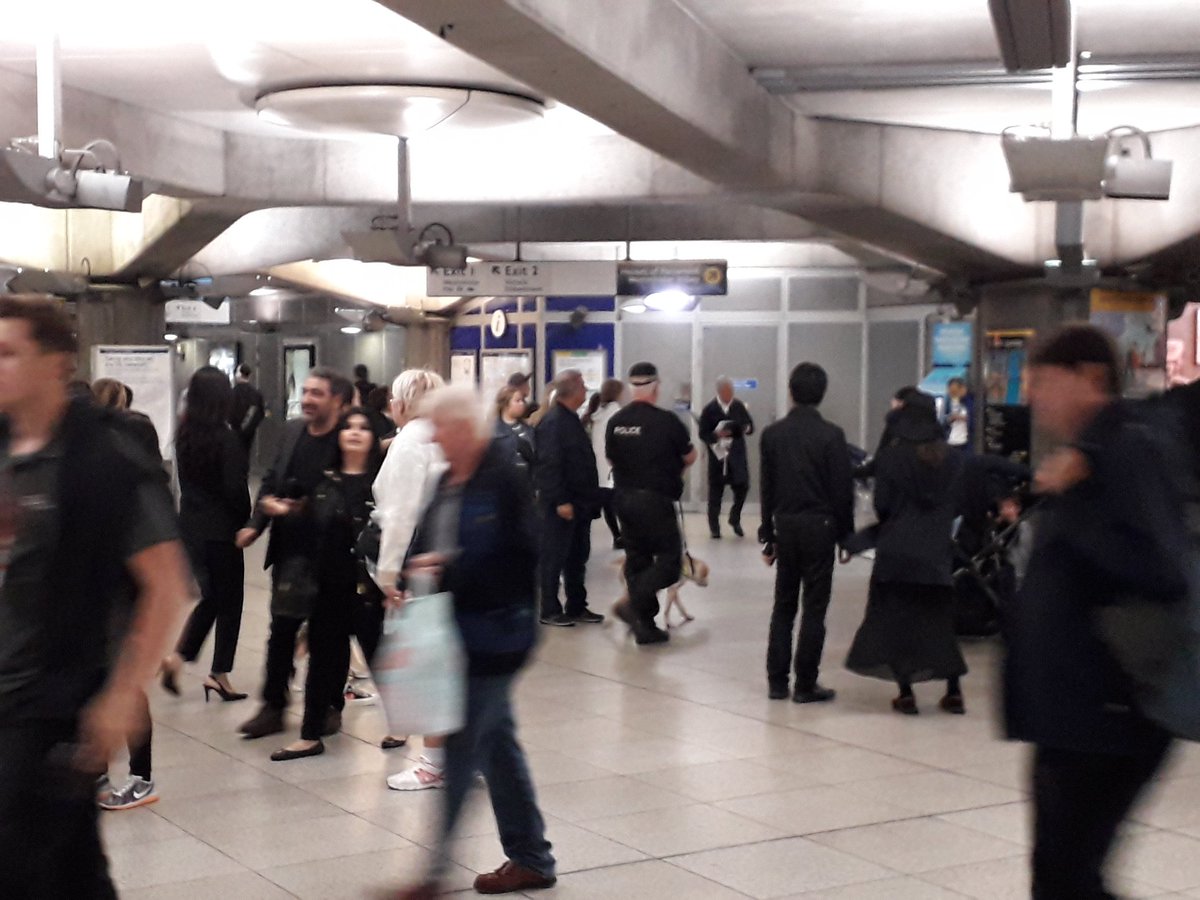 MPSWestminster's tweet photo. #ProjectServator team out with specially trained plain clothed officers at our busy stations today working with @MODPolice @BTPLondon looking for suspicious behaviour with help from MOD police dog 'Sky' ! #ActionCountersTerrrorism #WePopUpEverywhere https://t.co/y3Fr7yECTM