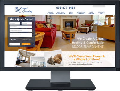 We've been in the carpet cleaning business for over 15 years, and so we knew just what was needed in our website.  They've created the perfect web solution for our cleaning business, &amp; all for just one low monthly payment, we love it!
R&amp;R Carpet Cleaning

isadex.com/default.asp