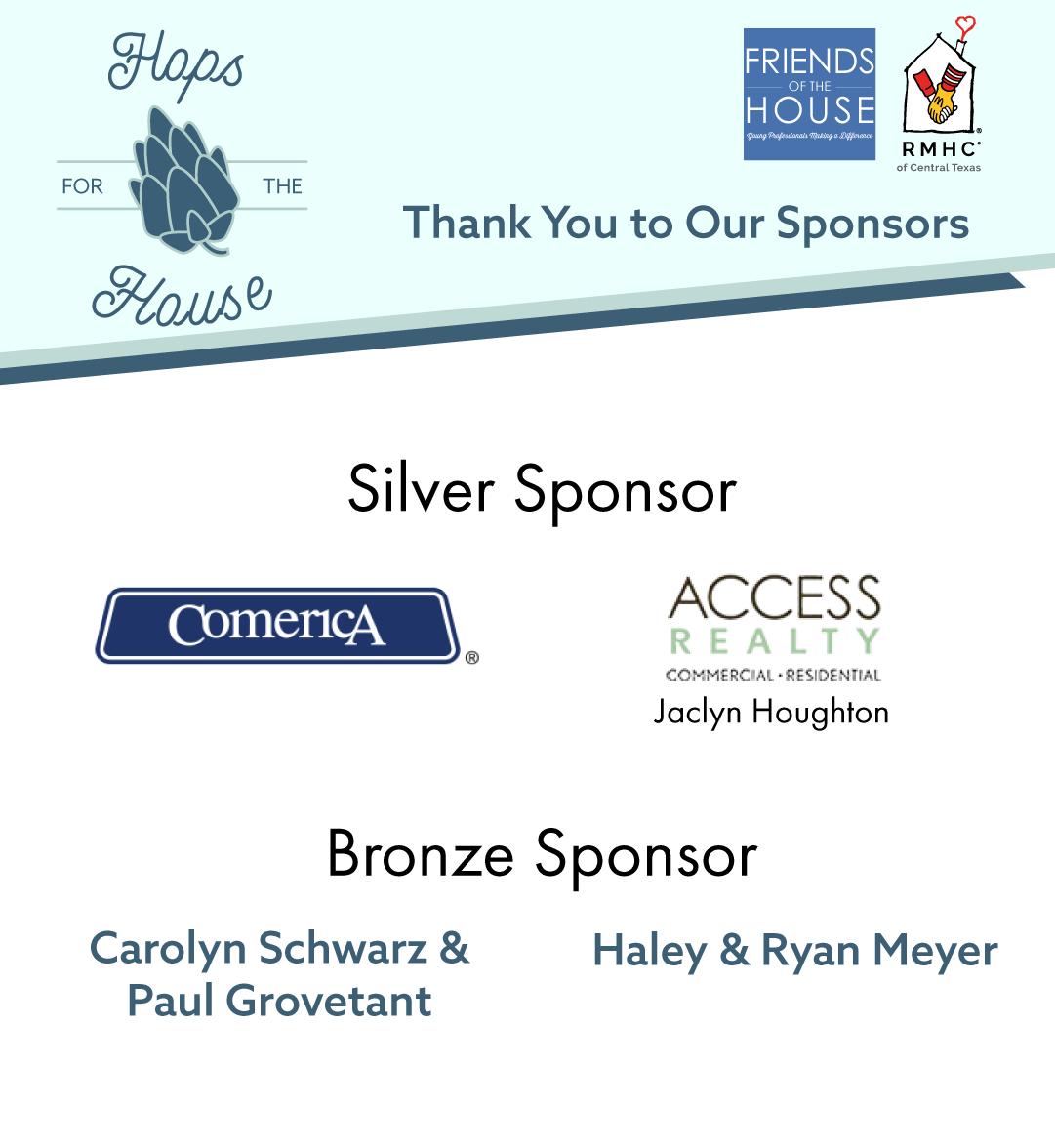 RMHCFriends's tweet image. We are so grateful to our sponsors for supporting our children and families at HOPS FOR THE HOUSE! Their generosity helps comfort and care for our families with sick children. #KeepingFamiliesClose
