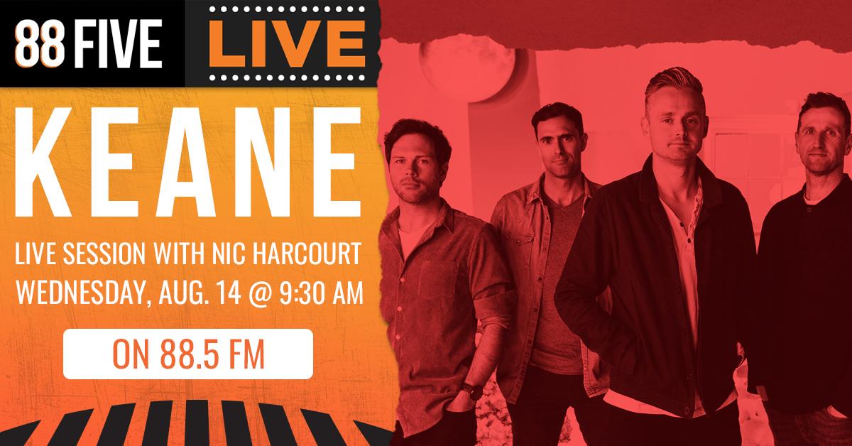 keaneofficial's tweet photo. Listen to our acoustic performance and chat with our old friend @nicharcourt over on @885fmsocal from 9:30AM PST today. https://t.co/j5MTb6evi9