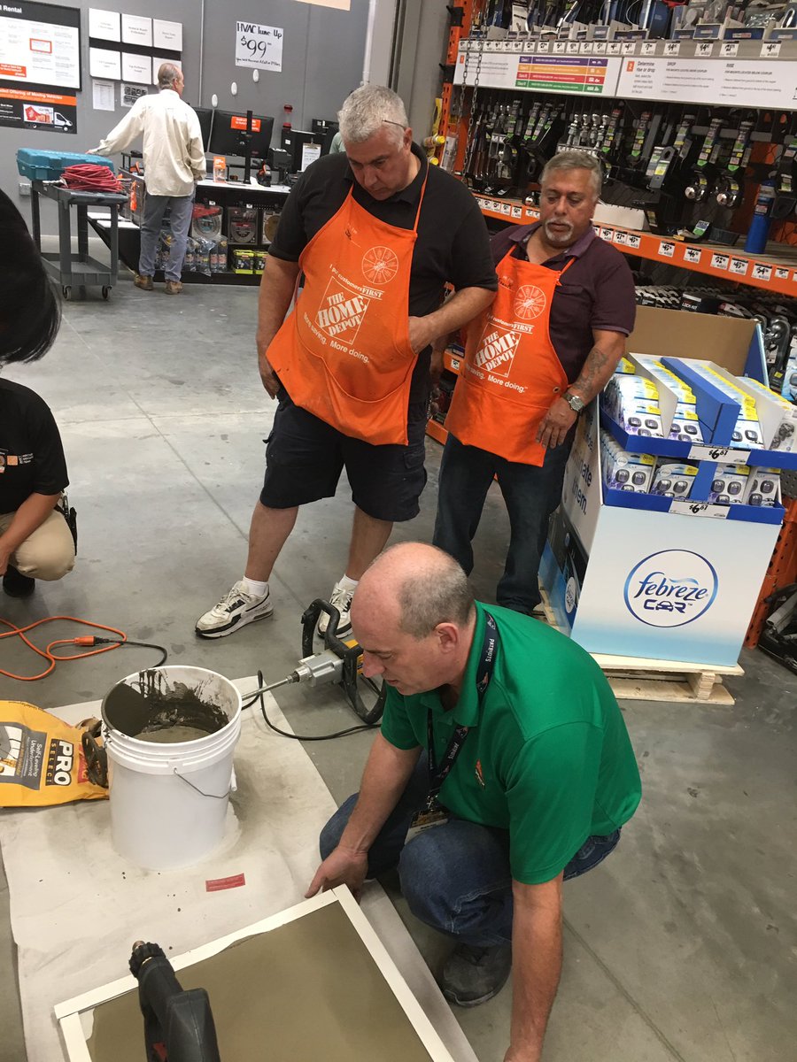 sikanortheast's tweet photo. Stop in the Stampford CT HD for all your SIKA concrete repair and adhesive products in two bays. Also doing demos on SIKA Self leveling underlayment and post fix today. Ask any associate for details. https://t.co/OZbYEw20B0