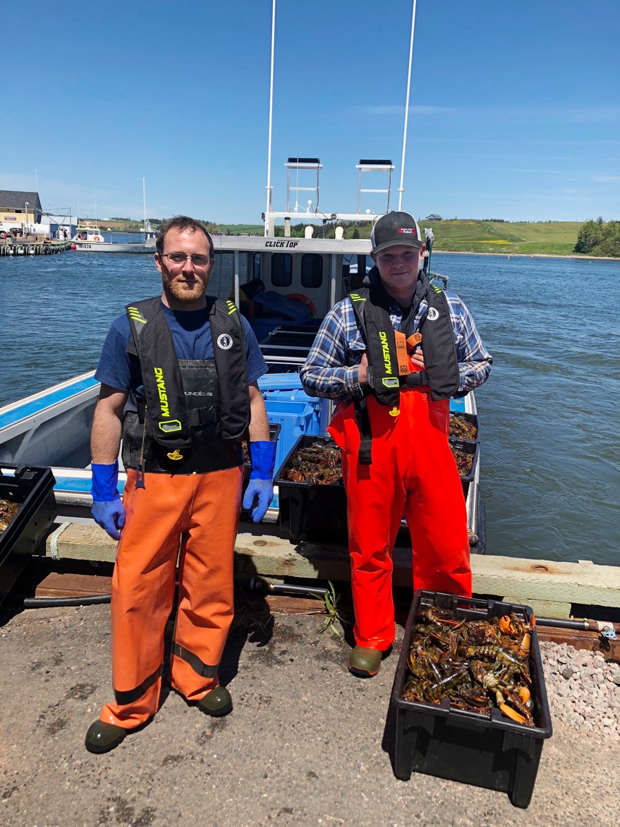 WCBPEI's tweet photo. Our OHS Officers are heading to Miminegash wharf today to spread the message about #safety on the water as part of our education/enforcement campaign for fishing. #fishingsafety #peifishers #pfd https://t.co/QVz9iuPsHh