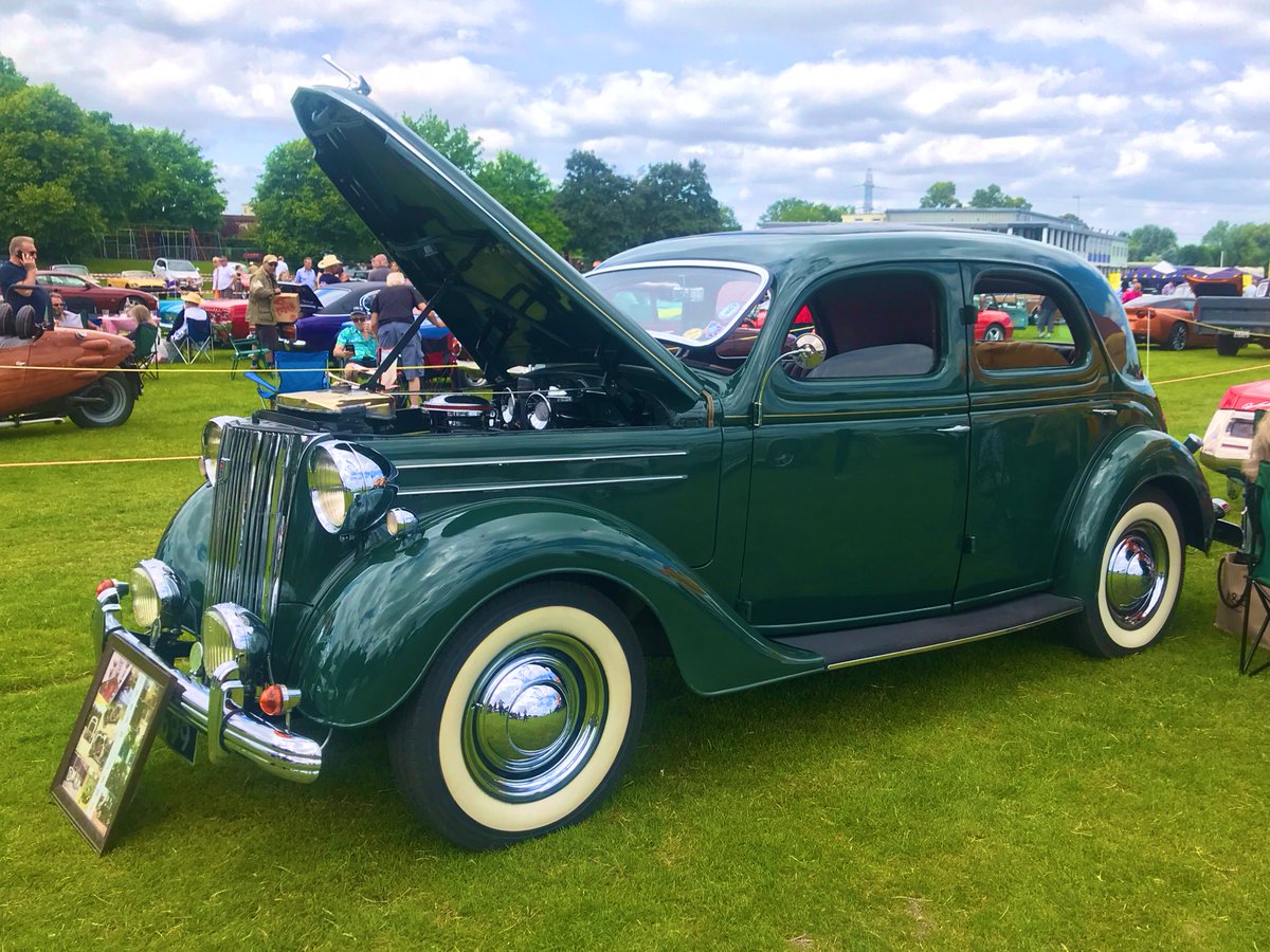 RubberTrim's tweet photo. Spotted  #V8 #Ford #Pilot at Bushey Show. 
We supply rubber seals, vinyls  and running board treads for these and many other #Classiccars    #restoration #V8pilot #oldfords
Since 1945 @old_fords 
@HeritageFord3 @Old_Skool_Ford @CCCuration @ClassicFordCars 
https://t.co/5Rqhx2krMC https://t.co/5mC1fOtIOh