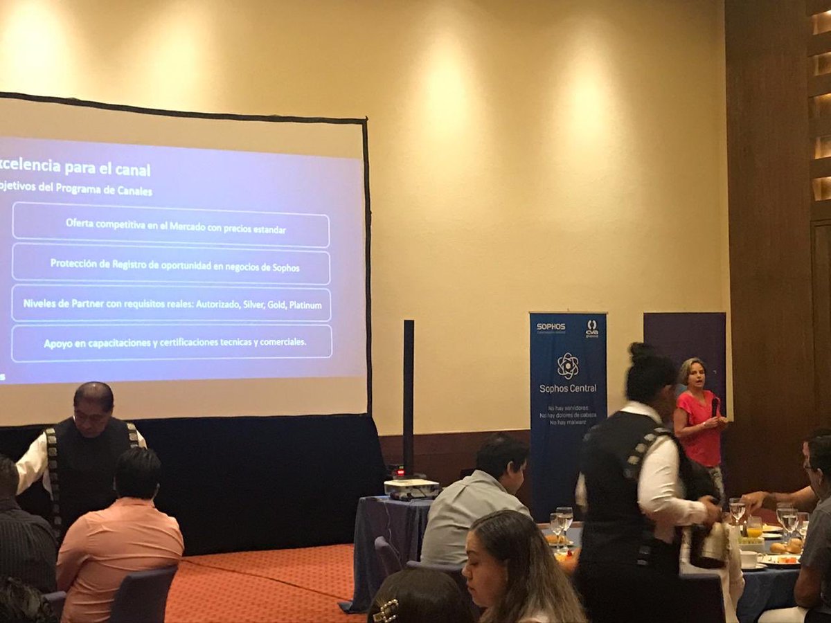 SophosLatAm's tweet image. Evento con canales de @GrupoCVA1 en Monterrey! @ediliaagarcia1 @marialemajo #cloudadoption #securityasaservice #innovation