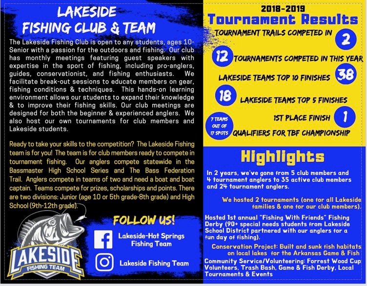 Lakeside Fishing Club Info  #WeAreLakeside