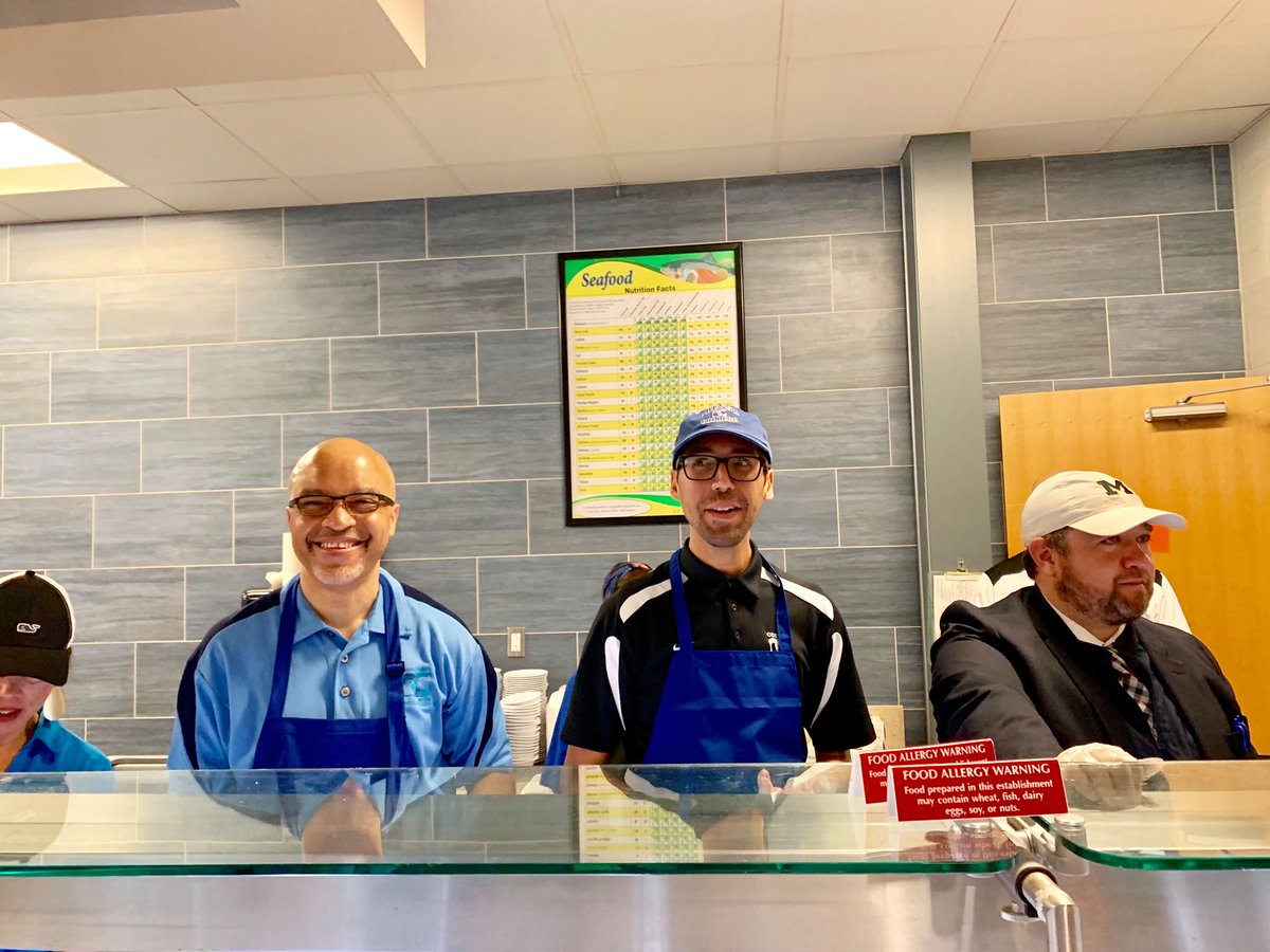 OdessaCollege's tweet photo. The administrative team was excited to welcome everyone back on campus! 🤠
#WelcomeBreakfast https://t.co/cuAukoicDq