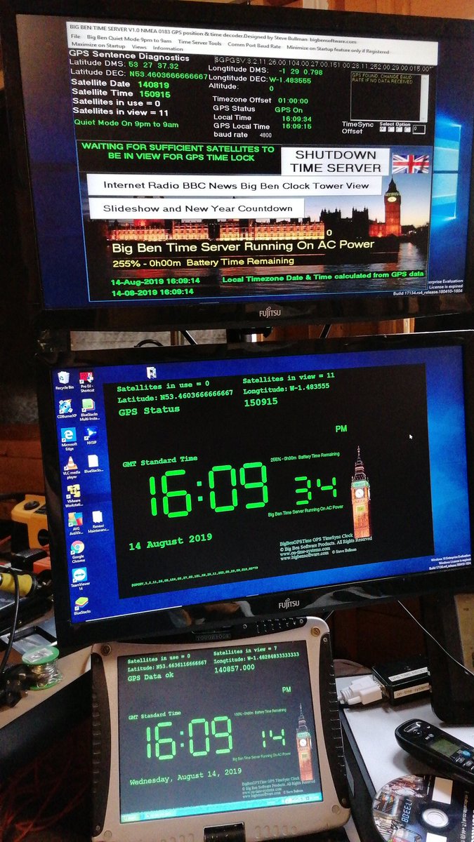 BigBenSoftware's tweet photo. Big Ben Time Server test room #gpstimesync #nasa #timesync #exacttime #Gpsbehindcloseddoors #GPS #industry #industrynews https://t.co/Ll6YRrXYsr