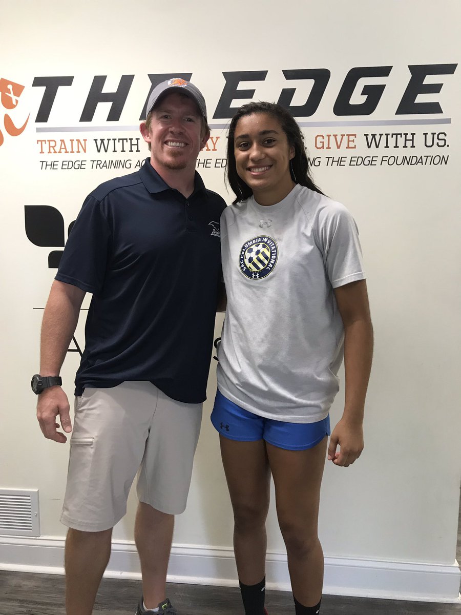 TheEdgeKI's tweet photo. Today we see one of our longest tenured athletes move on to her collegiate dreams of playing soccer!  Madi exemplifies what it takes to put a quiet, focused dose of effort into a big dream. Congrats on your next chapter kiddo. We are cheering for you!  #wintheday https://t.co/2a5bkTKpXc