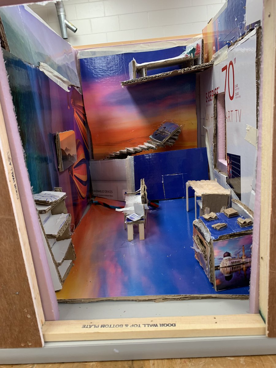 The tiny houses are coming together nicely!! Now for circuits and lights!!  #ignitelearningbcps