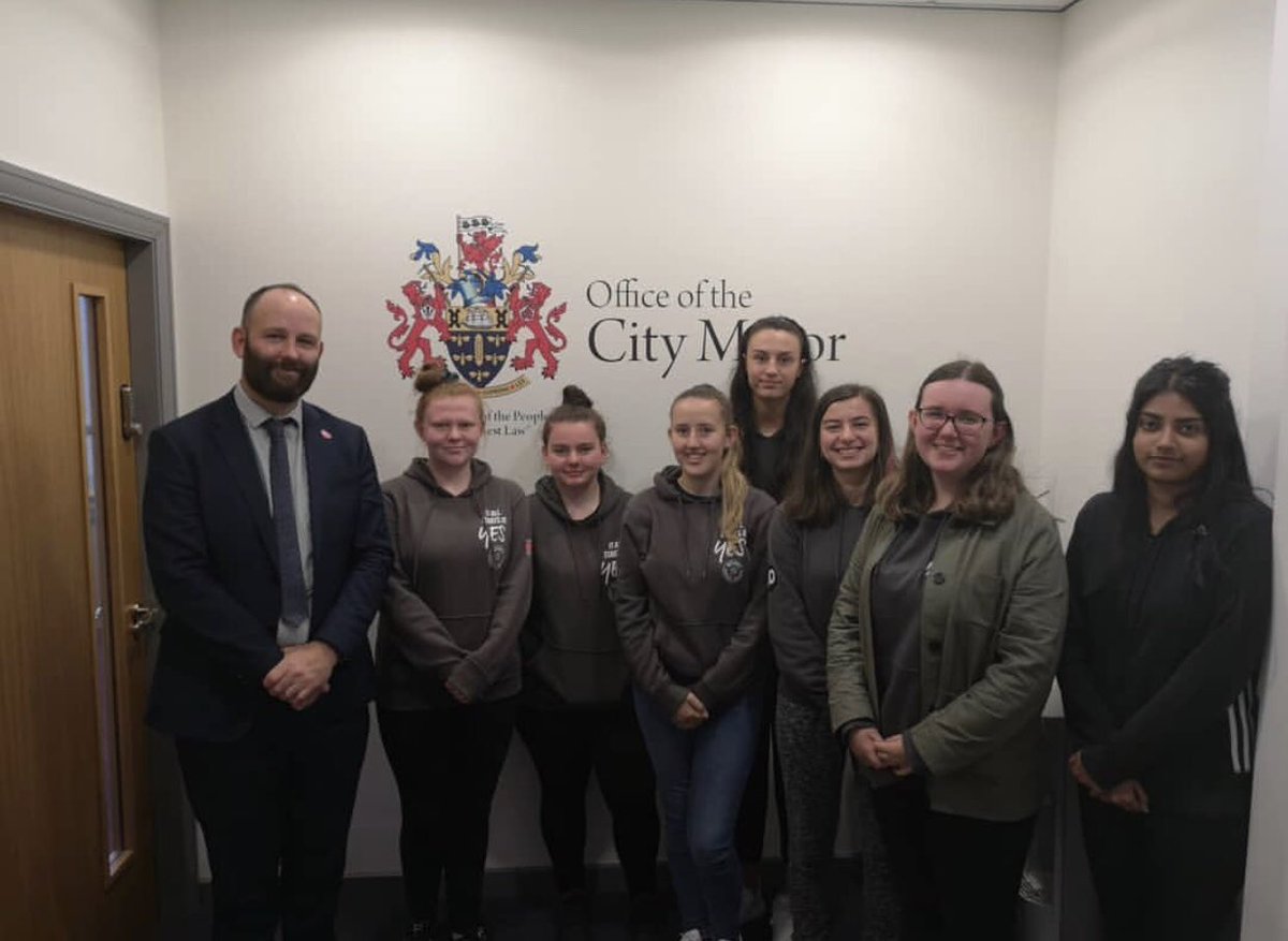 FightingFunding's tweet photo. Productive meeting with @salford_mayor today about our fundraising for @firefighters999 We’re all ready for our sponsored walk tomorrow but hoping the weather clears up soon☔️@NCS @manchesterfire @greatermcr @AndyBurnhamGM @DeputyMayorofGM @KateGreenSU #FightingforFunding #NCS https://t.co/KEvbsAgyg6