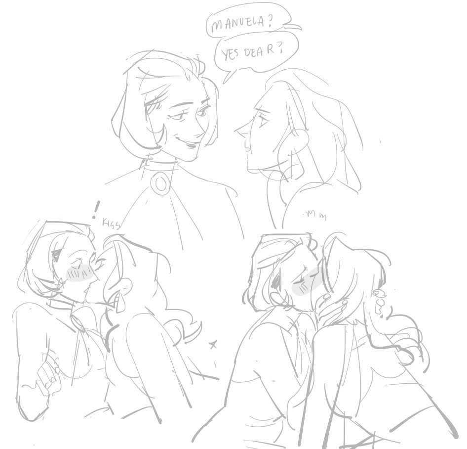 fe3h //
dorothea's got a crush on her professor but its not the one everyone thinks.
its a crime i cant romance manuela as fbyleth but at least i know she does have a one true love