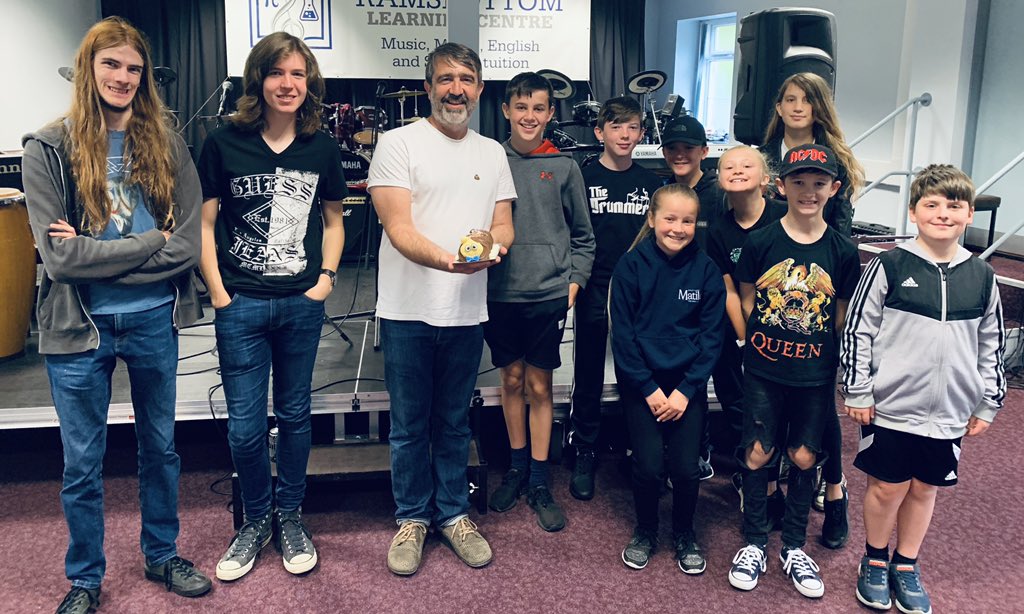 Happy Birthday to our very own mentor, teacher, resident rock star, mate and all round ace chap Andy Hargreaves

#happybirthdayandy
#schoolofrockramsbottom #ramsbottom