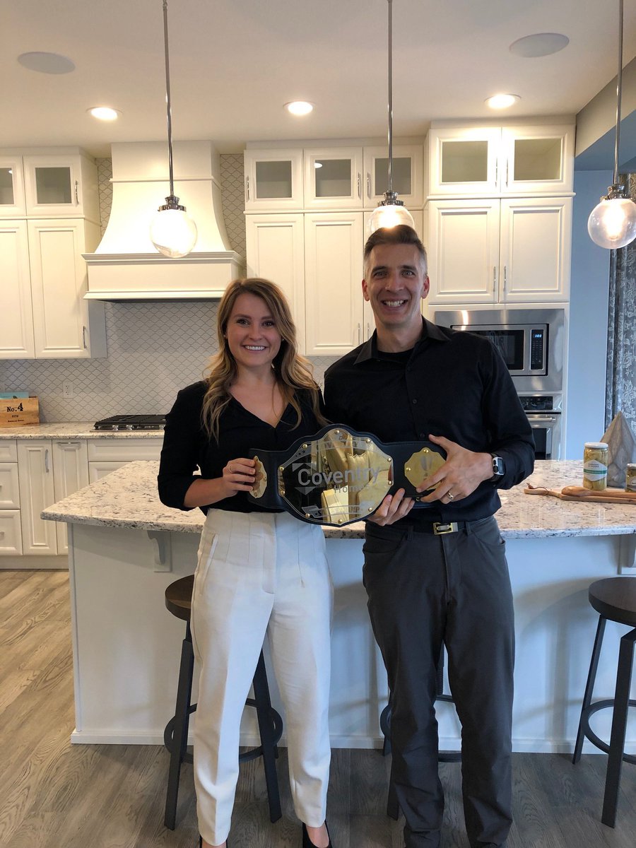 CoventryHomes's tweet photo. Last week's #SalesChamp🏆 goes to Darren and Alyssa!! You two are amazing! Congratulations! ❤️ 
#yeg #yegre #best #builder #yegdesign #yeggers #team #edmonton #alberta #yeglocal #shoplocal #supportlocal #localbuilder #yeghomebuilder #edmonton #alberta #home #loveyourhome https://t.co/VySwg5k2ri