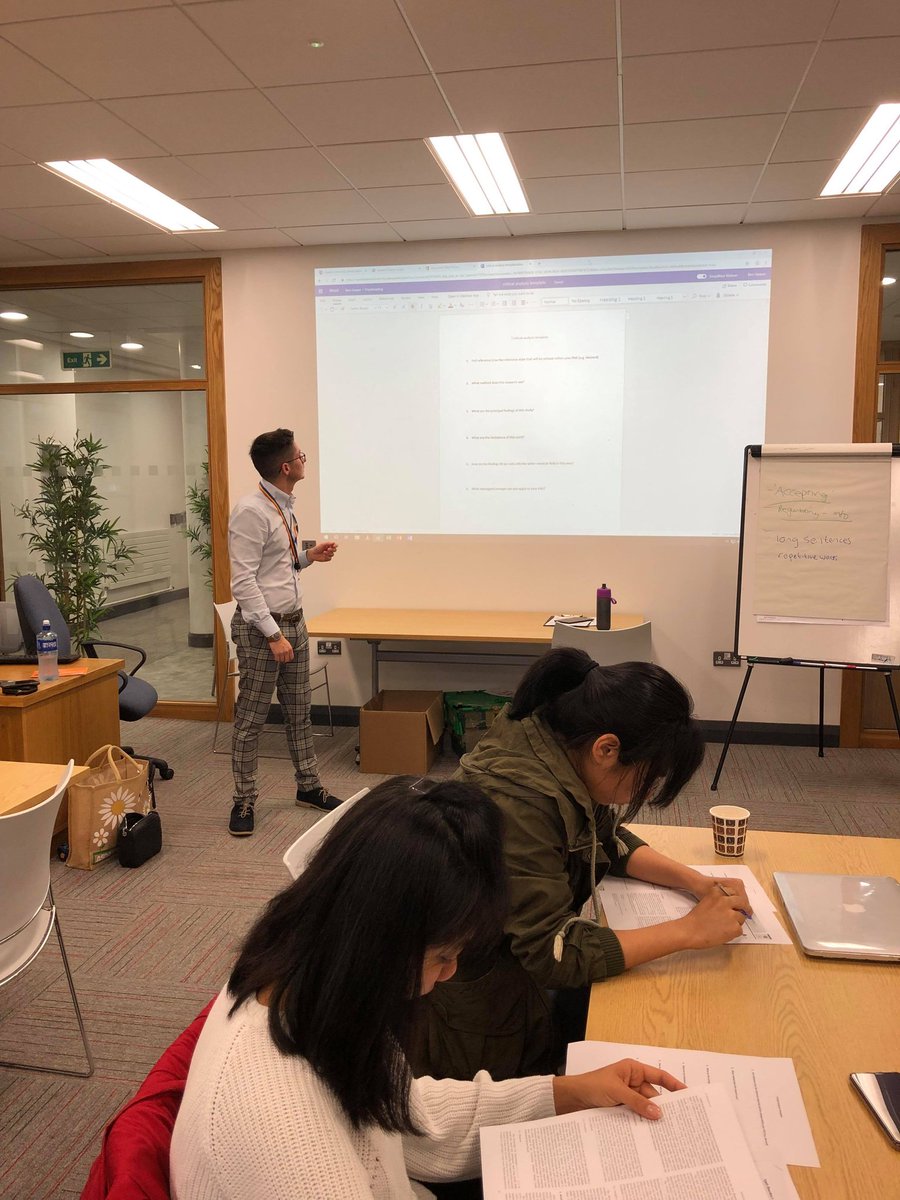 abbieedgarphd's tweet photo. Thanks to @imthatbenharper for providing our #peerproofreading group with this critical reading template.
Join us every Wednesday @qubgradschool from 4pm to 6pm!
@Nermeenjsh photo cred
π https://t.co/R7ktdzZlxK