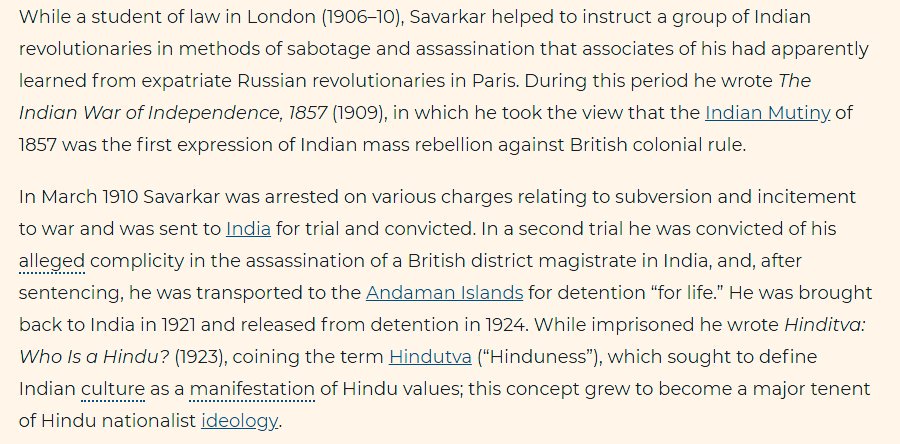 To understand the term of Hindutva, we need to look into the background of it. It was introduced by the ideological father of the founder of RSS. Savarkar was a convicted criminal turned racist, militant, Hindu supremacist, according to Hudson Institute of Research.