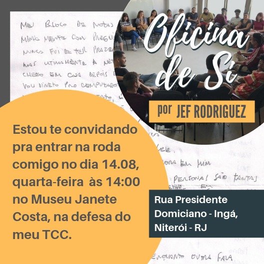 OQuadroMusica's tweet photo. Logo mais, no Museu Janete Costa, em Niterói, Jef Rodriguez apresenta “Oficina de Si: Uma Escultura Social pela Escrita e Oralidade”, resultado dos seus estudos no curso de Artes da UFF. https://t.co/Wog6NAwDyk