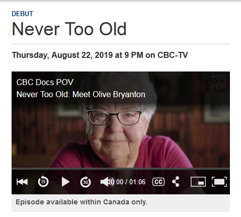 Centre_Atlantic's tweet photo. Check out this inspirational documentary about UPEI PhD student Olive Bryanton who finished her studies this year at the age of 81. If you're looking for an extra bit of motivation to pursue your post-secondary dreams, you might just find it here: 
https://t.co/zg1GzItXIR https://t.co/BWoLVD9ZFS