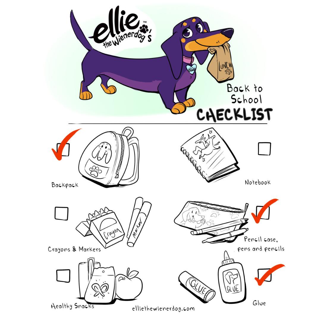 EllieWienerdog's tweet photo. DO YOU HAVE EVERYTHING READY FOR BACK TO SCHOOL?
PS: If you still need a pencil case, check out the super cool ones in my shop, they even come with an Ellie Mood Pencil! 🐾📚🐾 https://t.co/VkNbgJaPhR
#backtoschoolchecklist #elliethewienerdog #purplewienerdog https://t.co/dckdbMLNIi