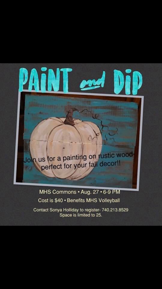 Magvball's tweet photo. come have some fun and paint this awesome fall picture! spaces limited!💙🏐 https://t.co/Vu1S90Wysy