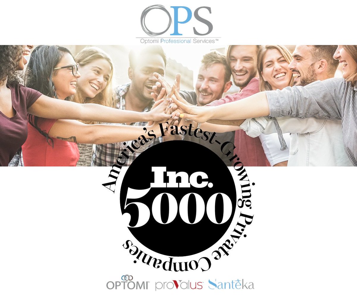 Optomi_'s tweet photo. We're proud to be amongst the many prestigious alumni of Inc 5000 America'a Fastest Growing Companies! #Inc5000 #Optomi #Provalus #Santeka

https://t.co/j27CpO3DO7
https://t.co/ldDIeF4vna https://t.co/DgrGir3VkM