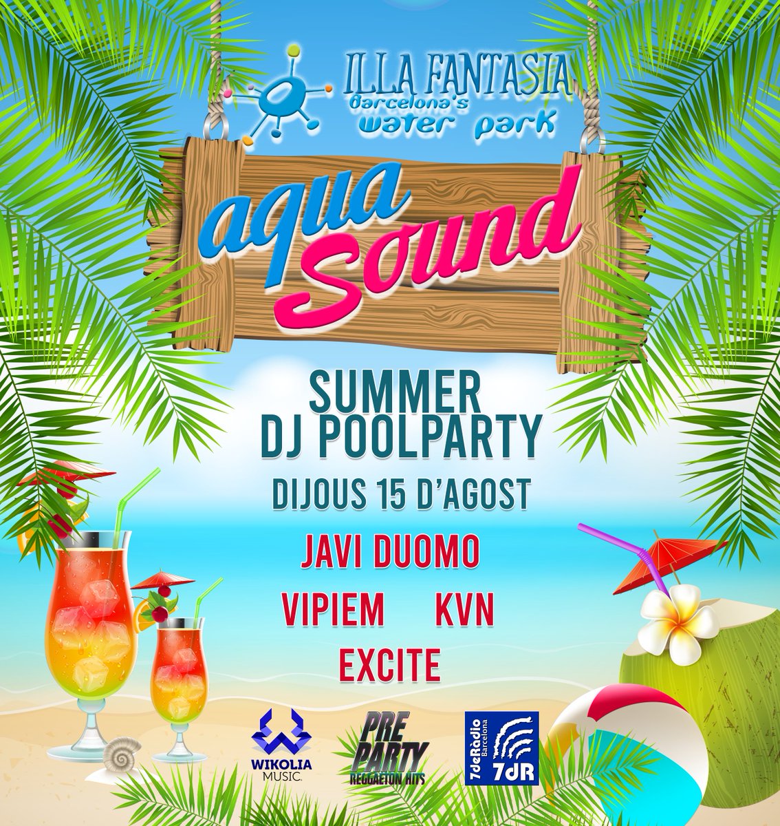 7deRadio's tweet photo. ⚠️⚠️ El próximo jueves 15 de agosto celebramos la fiesta #AquaSound #Poolparty en @Illa_Fantasia !!!
¡¡¡No te lo puedes perder!!! Con set de dj de @javiduomo Vipiem DJ KVN y Excite 🎛🎧
➡️ ¡Entra en https://t.co/XK2YGY8v8b y compra ya tus entradas!
@Wikoliamusic #PoolParty https://t.co/nBpkka7GmV