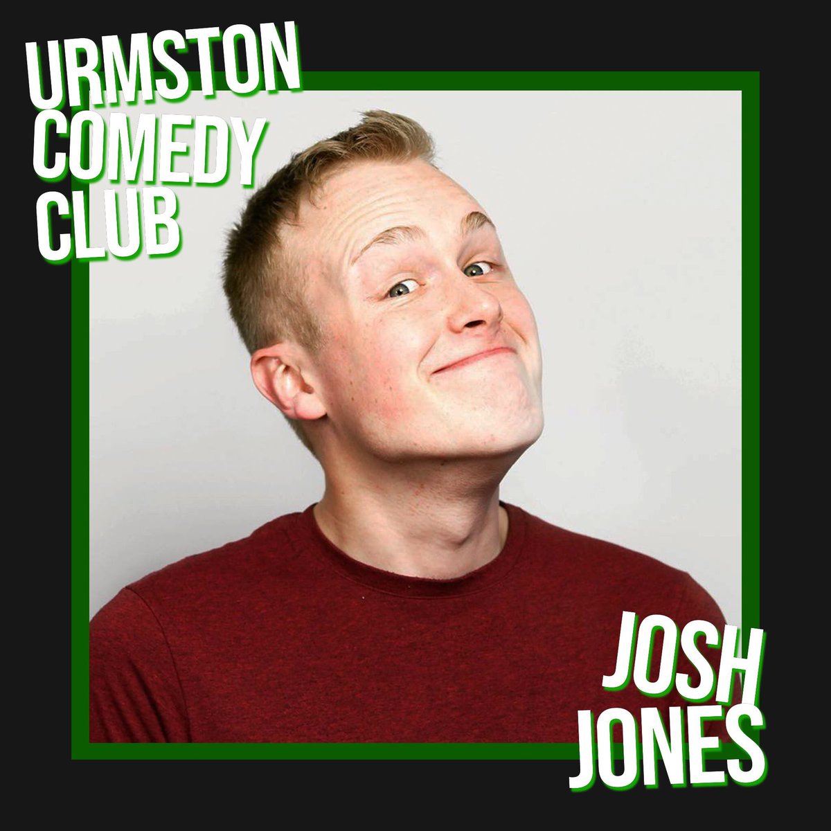 ComedyUrmston's tweet photo. Here’s a little more info about the fabulously funny @JoshuassJones who will be performing for us at the @RoebuckUrmston on the 6th September!
Get your tickets here👇🏻
https://t.co/QeD0urlNWO
.
#Urmston #M41 #StandUpComedy #Manchester #trafford #manchestercomedy #urmstoncomedy https://t.co/rKb9YmhGYo
