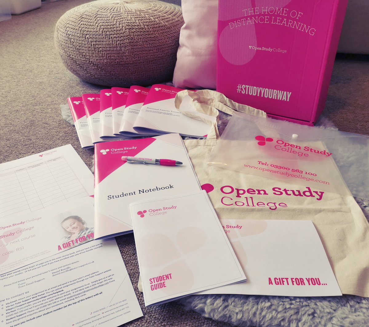 PabloDiabloUK's tweet photo. Yet again, it's a start of another new study journey. This time Personal Fitness Trainer Level 3 with @openstudycoll. 
Received all my training materials today together with student essentials. All I have to do is just learn.
#PabloDiablo #studyyourway https://t.co/12f8V1DBuW