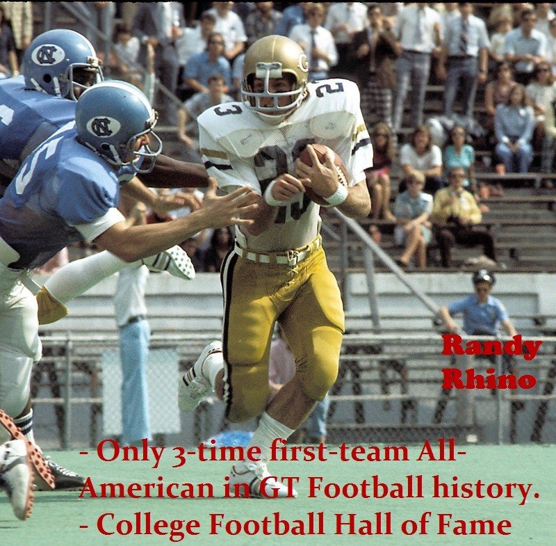 Atl_TD_Club's tweet photo. Next up for TCA Family Week: The Rhino Family. Atlanta legends. Marist legends. GT legends. 50 years apart, Chappell and Kelley were both #TCAlumni. Brought to you by Peachtree Planning Corp. #peachtreeplanning #TouchdownClubofAtlanta @GeorgiaTechFB  @MaristSchool https://t.co/9dqRNTF3L4