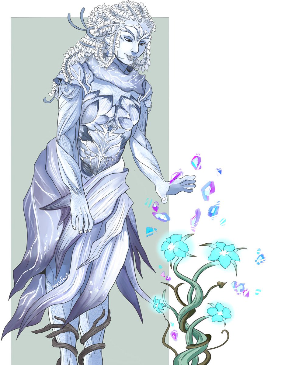 SkeletonGremlin's tweet photo. @bluekookutchoo I'm Moe I like drawing plant people and DnD characters ✌ https://t.co/nwsR1xm1q7