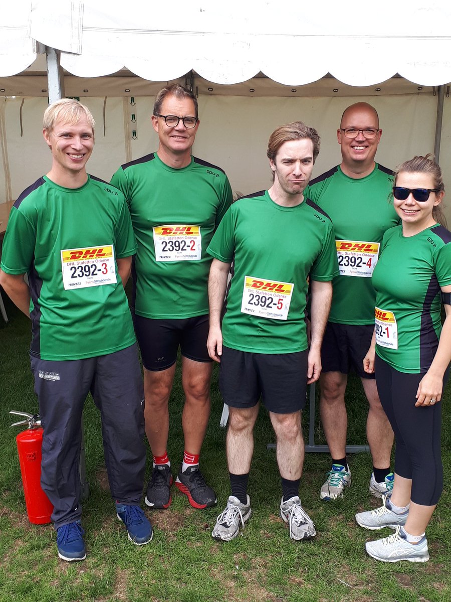 Team <a href="/DaCHE_SDU/">DaCHE</a> ready for running #DHL relay looking so #DaCHEing