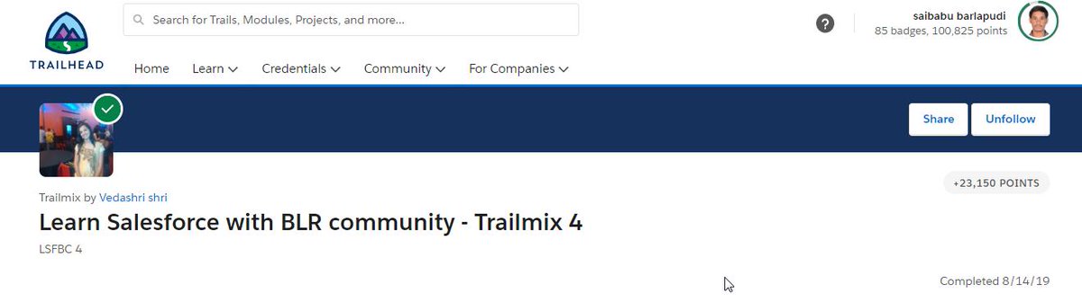 saibabu7702's tweet photo. Completed Trailmix4 #LSFBC #Trailmix4completion
@sfadmblr @vedahebbar95 @iKishorebt https://t.co/f3ciPjTbYF