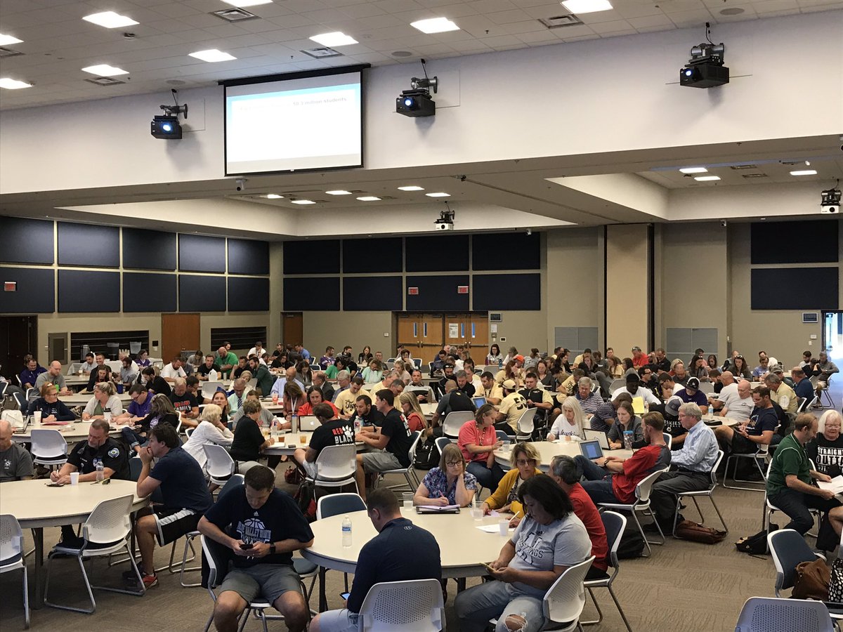 KellyWessel's tweet photo. Starting off by bringing the children into the center of our focus...so appreciative of our coaches &amp; sponsors for prioritizing the wellbeing of our children. Thank you, Dr. Ian Roberts for guiding us, so brilliantly, thru this vital work. #diversityequityinclusion @bvschools https://t.co/IC1d9Nw6UX