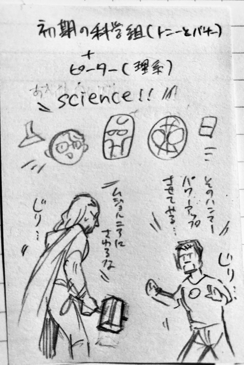 トニとピタ描いてたら博士も混ぜたくなった…????
時間軸は謎なアベ落書き【洋画】 