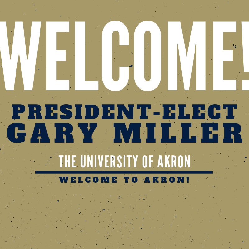 NarrativeDM's tweet image. Welcome to @uakron’s newest president! Looking forward to see what the future holds for UA #gozips