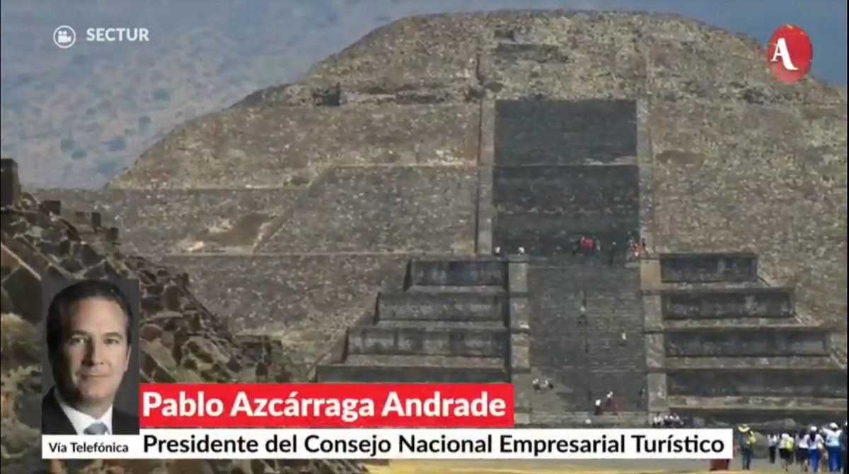 Pablo Azcárraga, Presidente del Consejo Nacional Empresarial Turístico, comenta sobre la caída del 0.8% de la actividad turística en el primer trimestre de 2019, en #AristeguiEnVivo 👉http://ow.ly/zNkw30plNXG