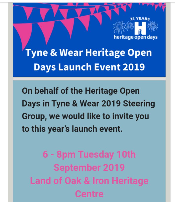 flaming_nora's tweet photo. Couldn't be more proud and honoured about this. Invited to give the welcome speech at the official opening of this year's Tyne and Wear Heritage Open Days @TWHODs https://t.co/xBeb6svCVw