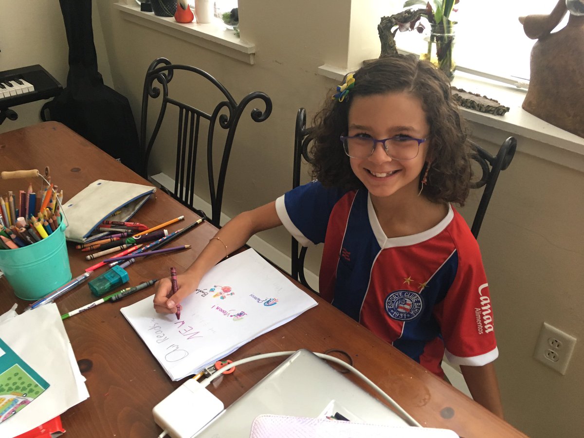 KarinaCheungTV's tweet photo. I met someone special today! This is Lua, she’s ten years old and spreading positivity in her own way! She’s bringing the news to her neighborhood! One of her deliveries lifted the spirits of her neighbor with all the sad news across the globe.  #SpiritOfUS @CBS21NEWS https://t.co/M4PoyBmAL6