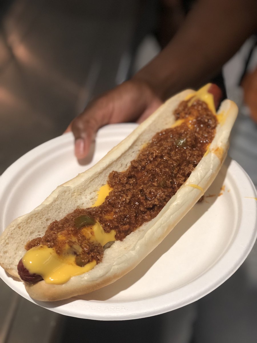 HUdining's tweet photo. We’ve got Build Your Own Hotdogs until 1:30pm today!
#BisonWeek https://t.co/SF241mdiY6
