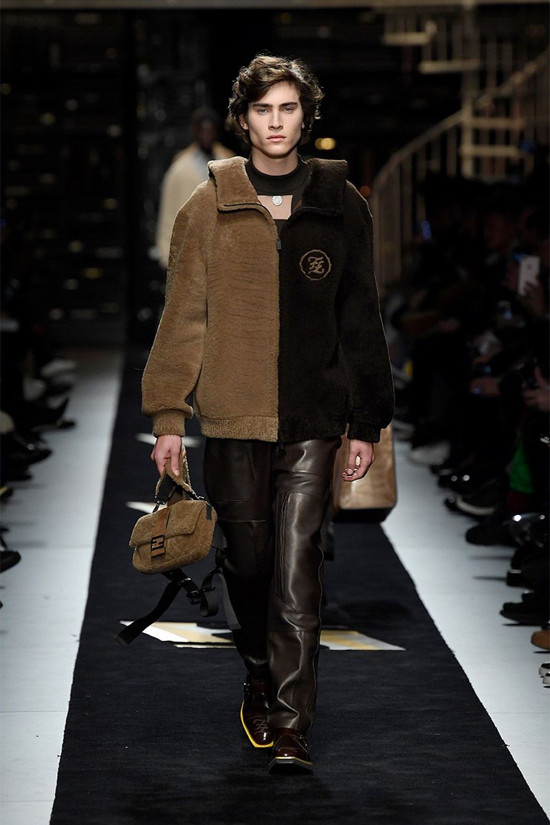 fendi leather pants