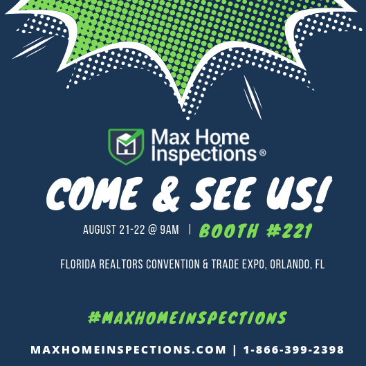 MaxInspections's tweet photo. Who will be at the Florida Realtors® annual convention?!? We are looking forward to meeting you all!
#FloridaRealtors #RealtorNation2019 #MaxHomeInspections https://t.co/g1zaZxFSxb