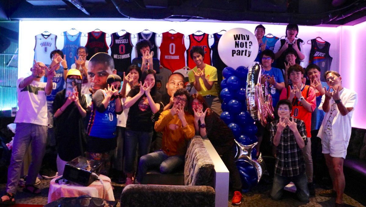 Thunder_Night_j's tweet photo. @russwest44 We are very thankful for your energy, passion and everything you have done for us. @okcthunder With much love from Japanese Thunder fans.
#WhyNotParty #WeareThunder https://t.co/qg0GvFWoOV
