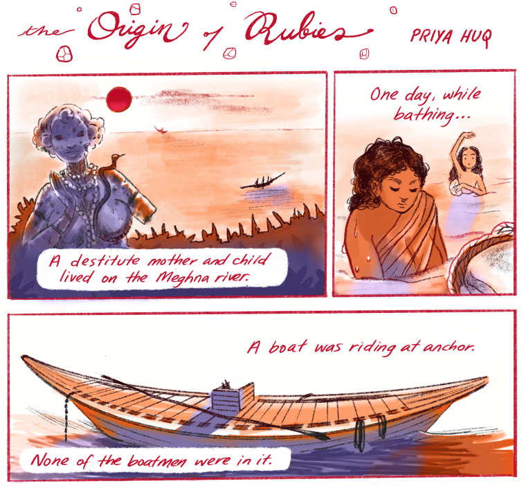 BunTeaComic's tweet photo. Bun &amp; Tea No. 1 is fully funded! Take a look at the beautiful comic "The Origin of Rubies" by @batsabatsabatsa you'll get to see in this first issue. Back now to get a copy!

https://t.co/1WAWHjLAz5 https://t.co/IebxWZIZyj