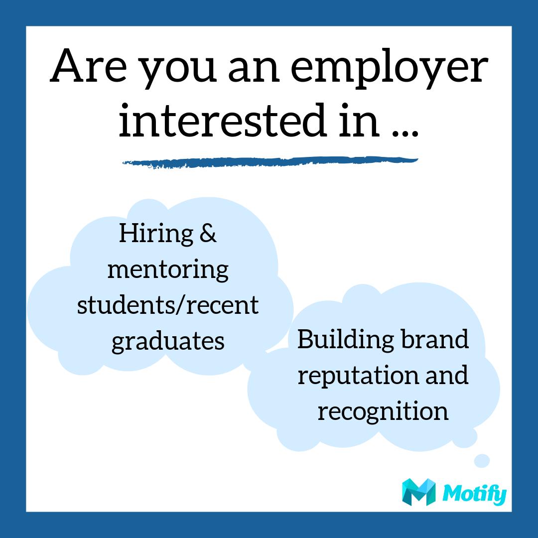 motifylearn's tweet photo. Employers and mentors ... we need your help! If you're interested in networking with capable students and recent graduates to fill job positions, click here: 

🔗 https://t.co/xwLr54ULYC

#students #studentlife #employers #hiring #jobsearch #employment #company https://t.co/sue8o54T4D