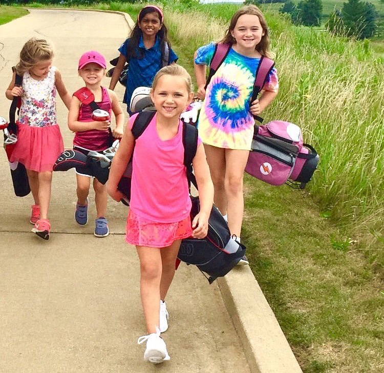 KatieDetlefsen's tweet photo. The next generation of golfers. @LPGAGirlsGolf @LPGA #Changingthefaceofthegame https://t.co/vAEb1BgGgd