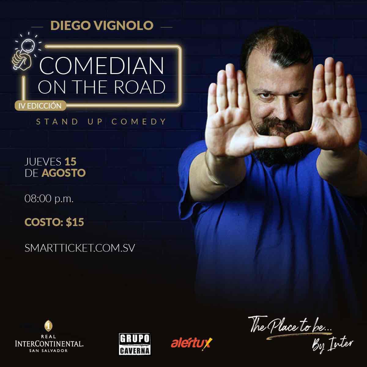 sectorhotelero's tweet photo. #Hotel #RealInterContinental te invita a Show Comedian On The Road 2019 de @diego_vignolo desde Uruguay
Adquiere tus entradas en:
https://t.co/pa25ltye7T
#sectorhotelero #standupcomedy #comedianontheroad2019 #intercontiental #sansalvador https://t.co/BrCrsm4Gxd