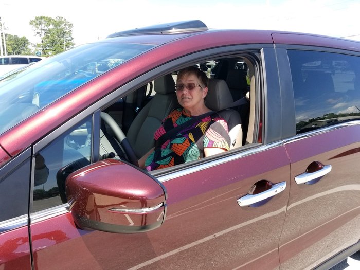 Please join us in welcoming Greta and Durwood Vinston to the #ParkerHonda Family! We are happy to have you! #hondaowners #honda