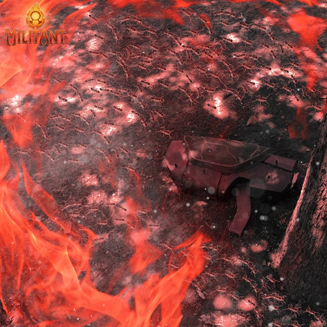 The war is here!

#MilitAntGame #Insects #Fire