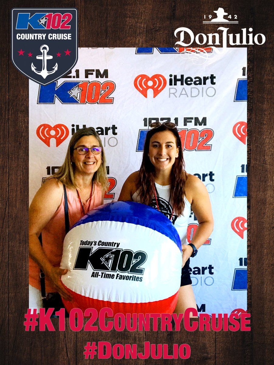rachelraden's tweet photo. TODAYS THE DAAAYYYY YALLL!!! @DylanScottCntry @K102 #K102CountryCruise #donjulio #IMNtoSummer https://t.co/0RLqj44GVN