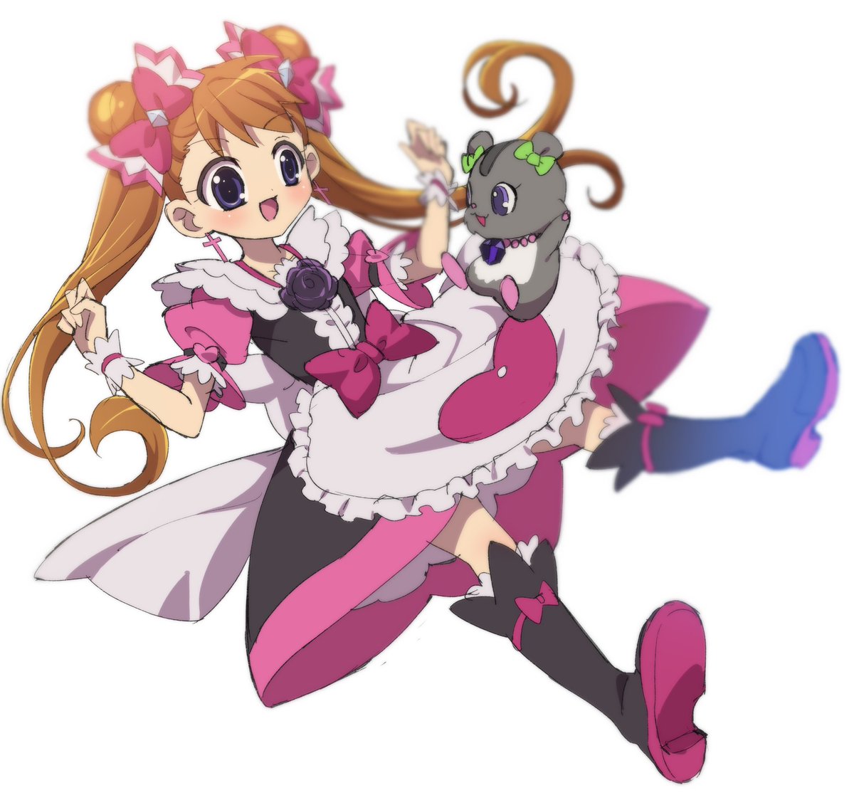 ジュエルペットてぃんくる観てたらまた可愛いキャラが出てきたので描き描き えだまめのイラスト