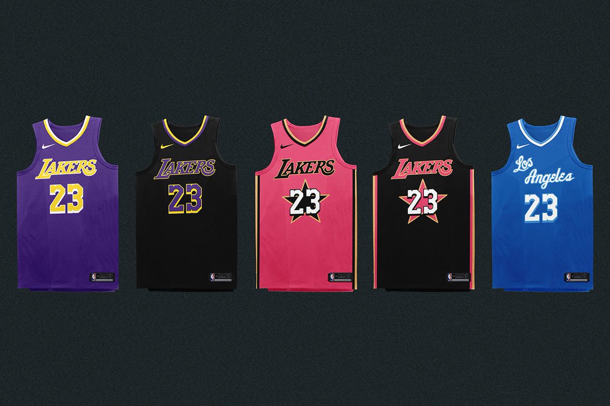 lakers jersey colors